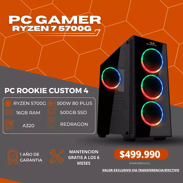 PC GAMER RYZEN 7 5700G