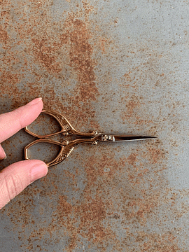 Tesoura de bordado Pavão DMC Embroidery scissors Peacock