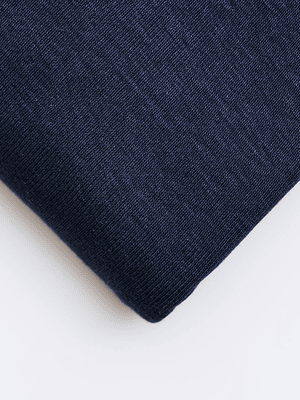 Meet Milk Blueberry Fine Rib Jersey