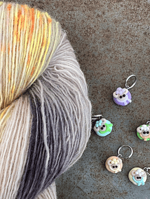 marcas para tricotar memé | knitting markers
