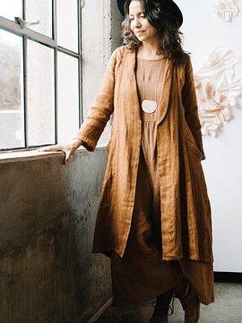 Lichen Duster Coat & Dress by Sew Liberated