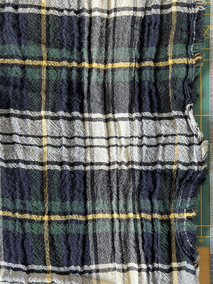 Plaid Single Cotton Gauze