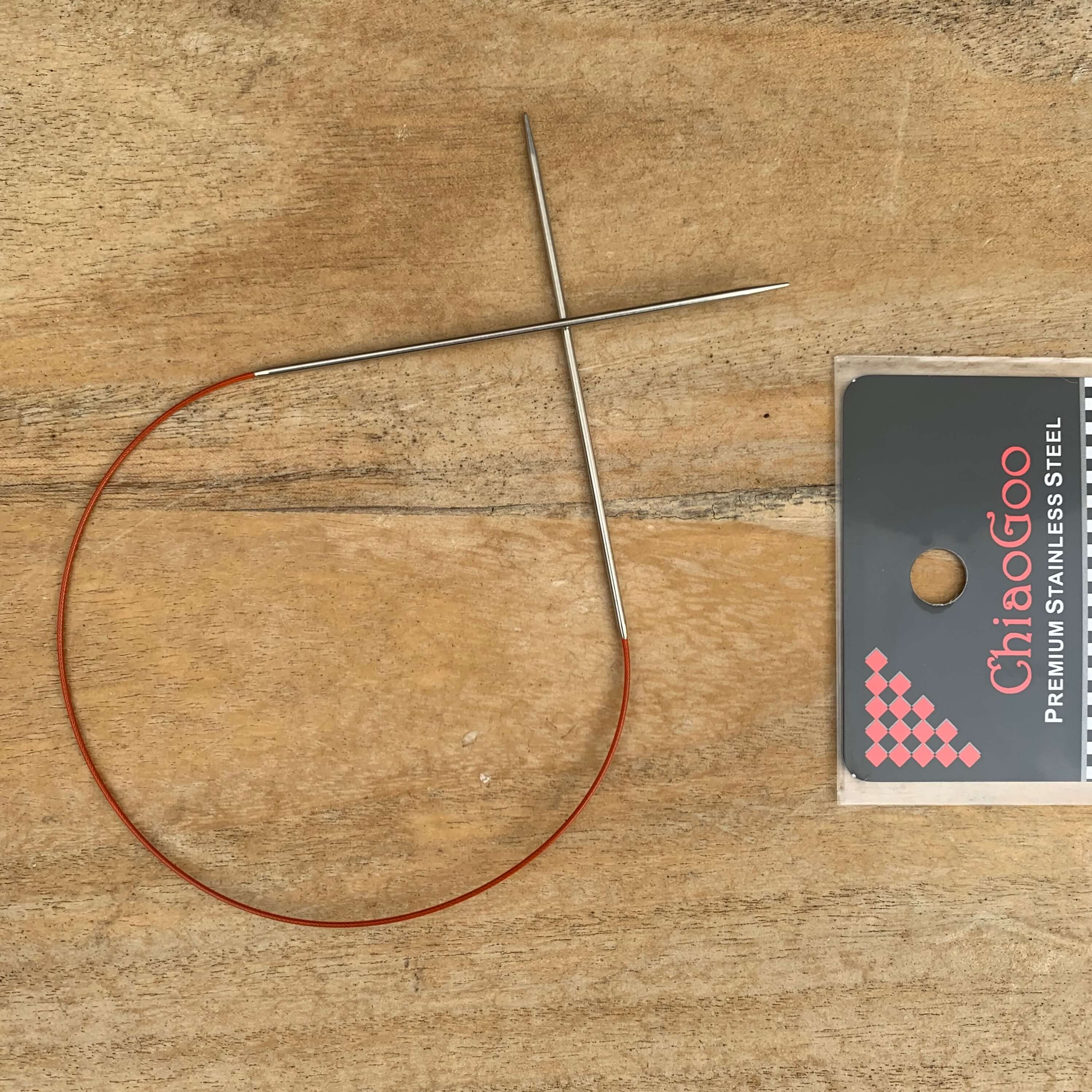 ChiaoGoo Red Lace Circular Needles | Agulhas