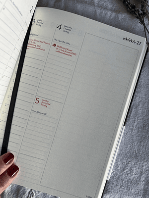 Knitter’s Year 2026 weekly planner