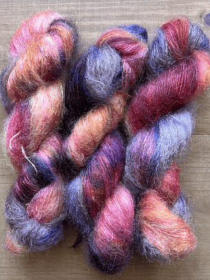 Serafina Silk Mohair Hand Dyed