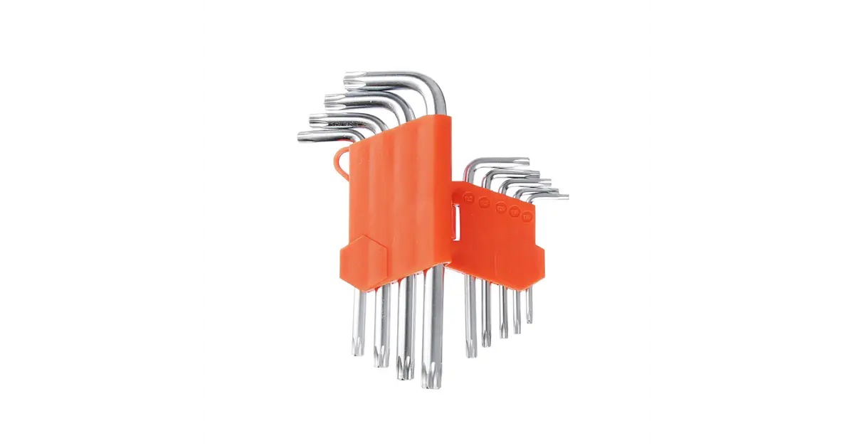 JUEGO LLAVE ESTRELLA POR 9PCS L T10-T50