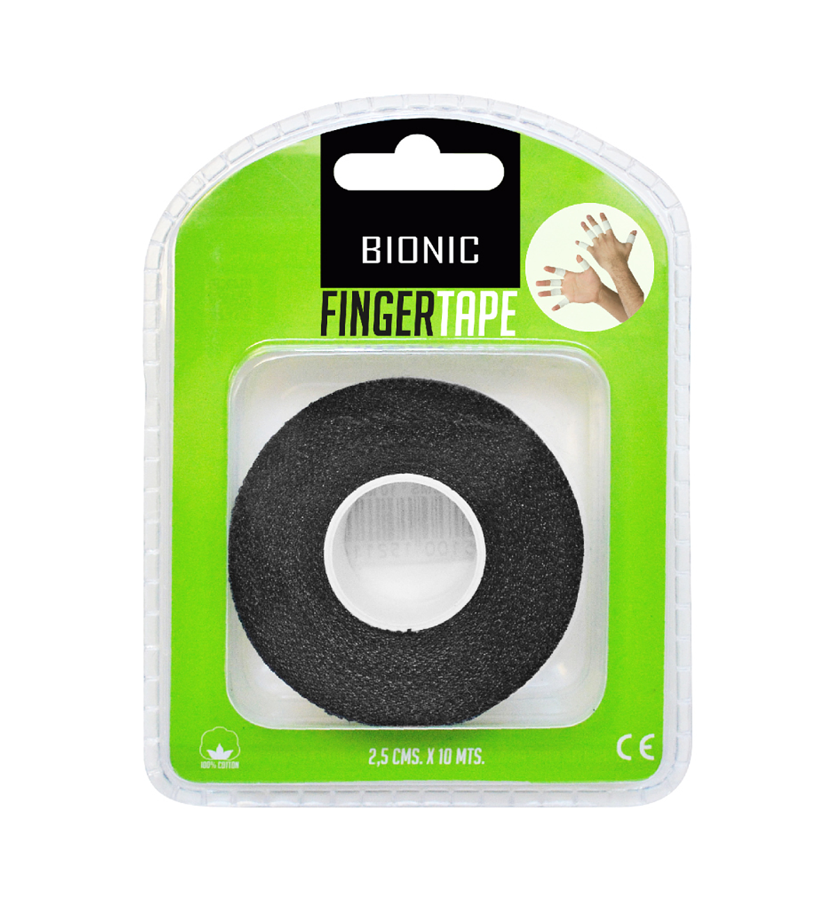 Venda Finger Tape Bionic Negro