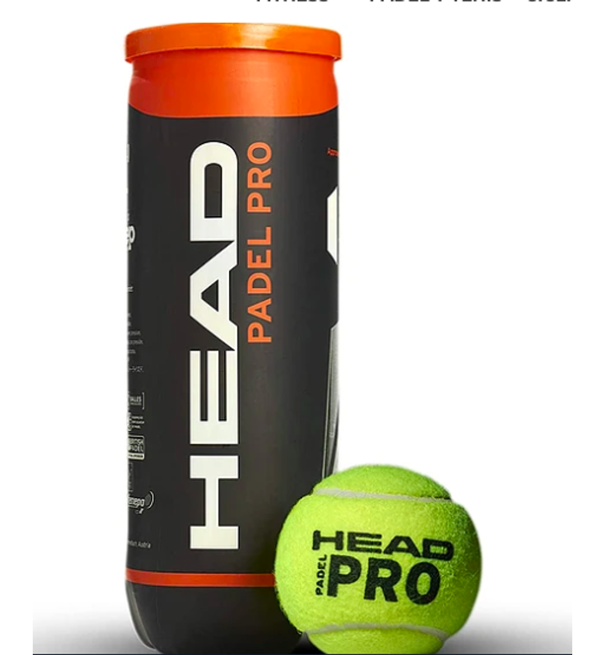 PELOTA PADEL HEAD PRO AMARILLA