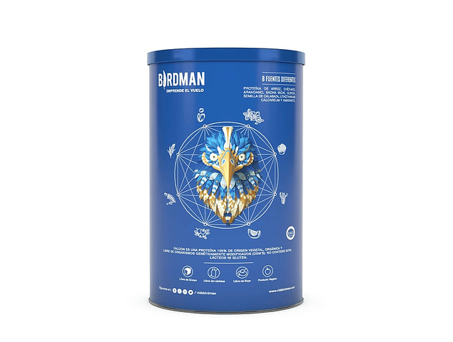 Proteína Vegetal Orgánica - Falcon Protein Vainilla 510g