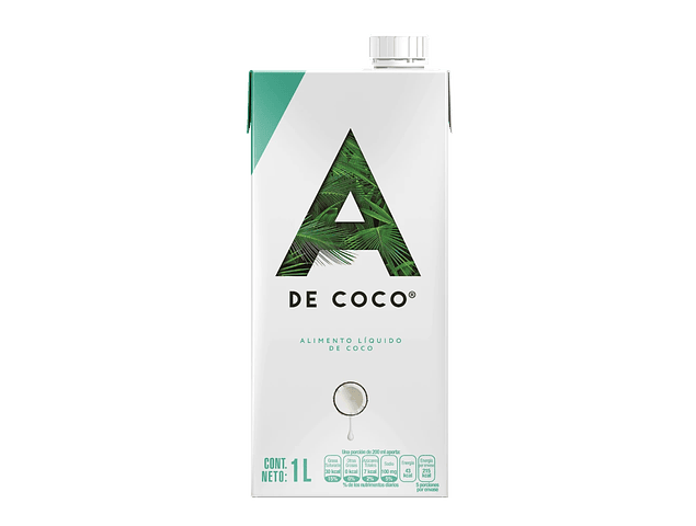Leche de Coco 1Lt (Producto KETO) 