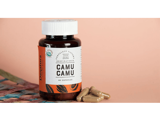 Camu Camu orgánico en cápsulas.
