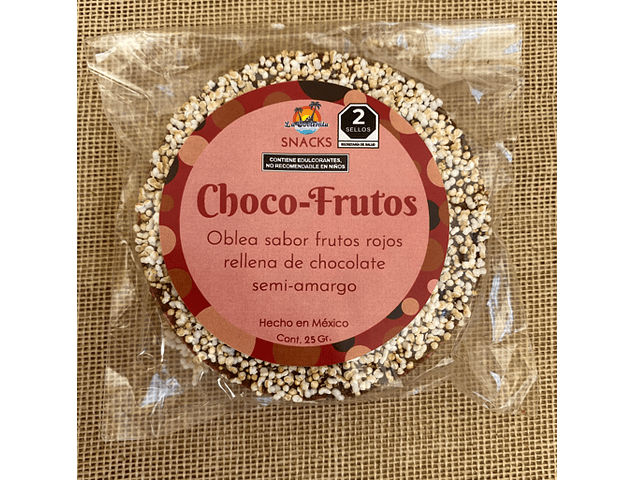 Obleas Choco-frutos