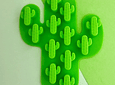 Molde de silicón cactus 