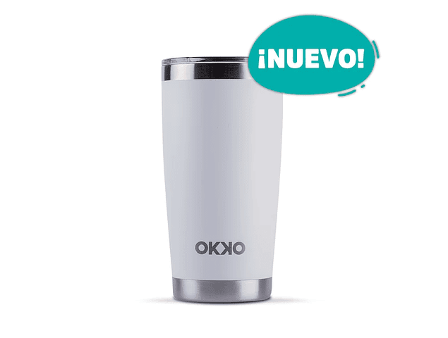 Termo Quetzal blanco 590ml.