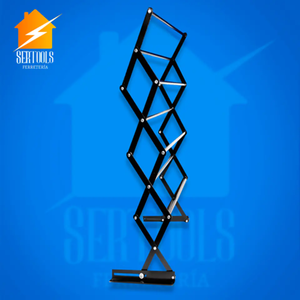 Tendedero De Ropa Negro De 100cm 3