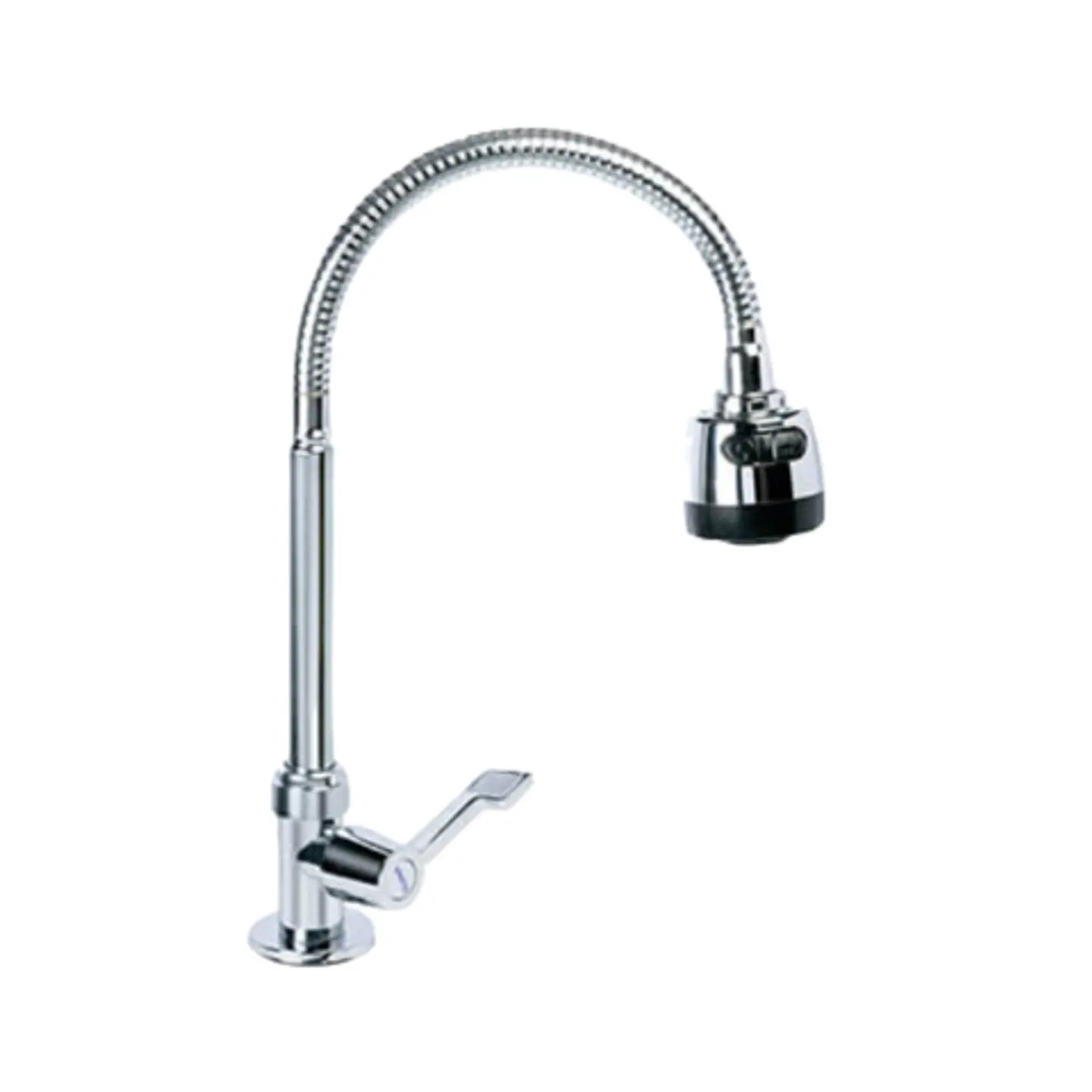 Llave Lavaplatos Meson Palanca Flexible Metalica 2