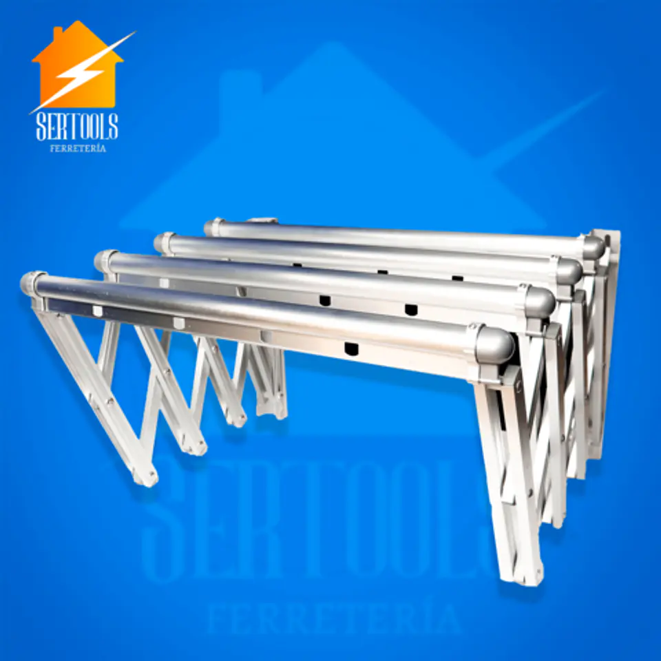 Tendedero De Ropa De Aluminio De 80cm 2