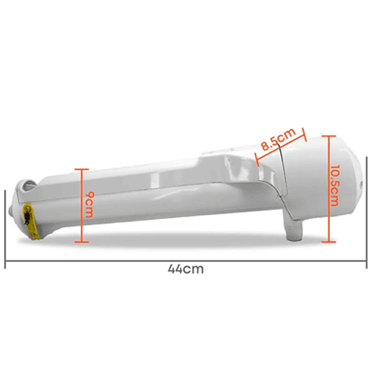 Ducha Horizontal Lusso Blanca 110V