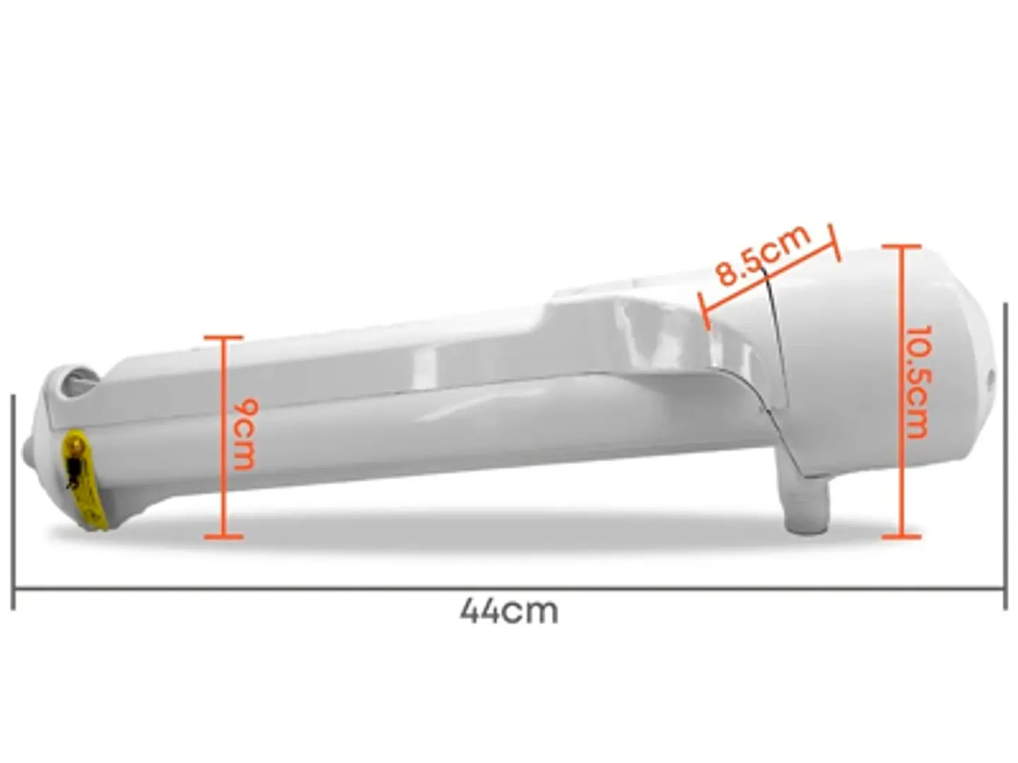 Ducha Horizontal Lusso Blanca 110V 2