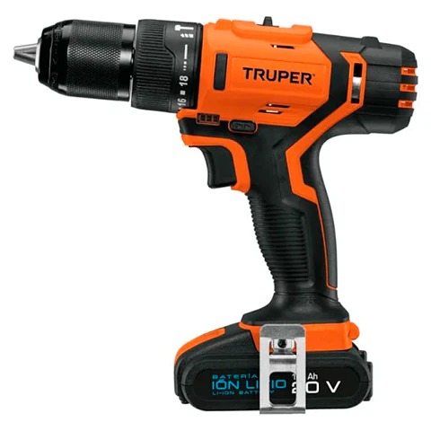 Taladro Destornillador Inalámbrico Truper 20v 3/8 18154