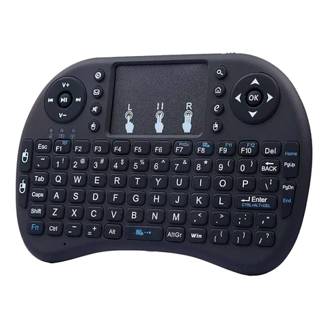 Teclado Inalámbrico Control Remoto Air Mouse Smart Tv Box Pc (Control Smart Tv)
