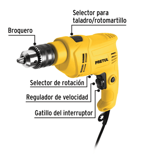 Taladro Rotomartillo 1/2