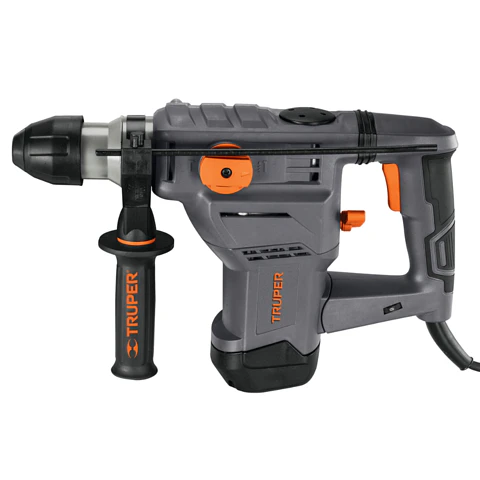 Taladro Rotomartillo SDS Plus 5 Joules 1500 W, industrial, Truper