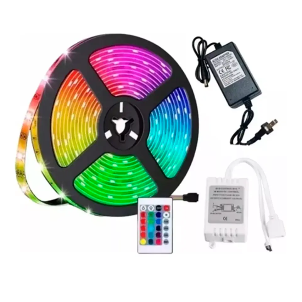 Cinta Led Tira Luces 5mts Rgb Multicolor 3