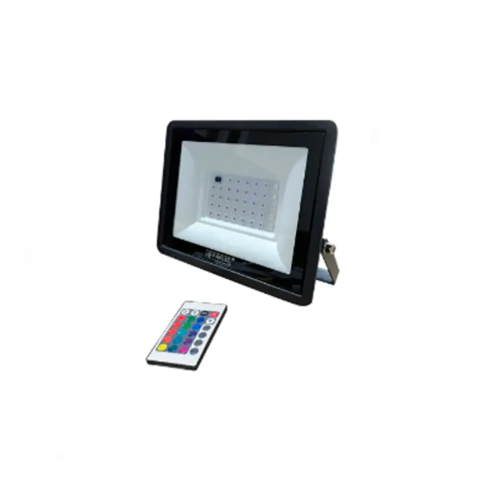 Reflector Led 50w Rgb Multicolor + Control Remoto 1