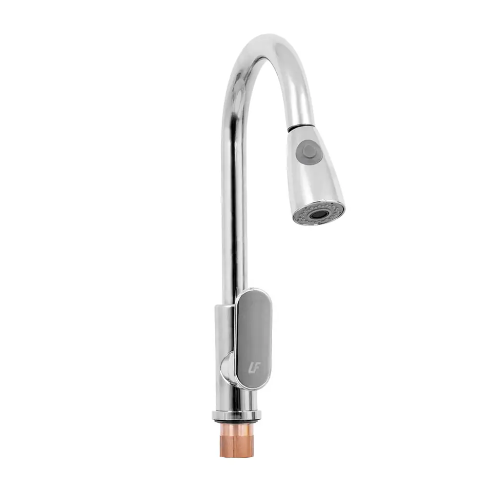 Monocontrol de Lavaplatos Lujo Cromado Con Extensor 2