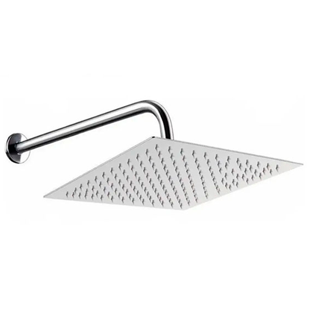 Regadera Cuadrada Plateada 8