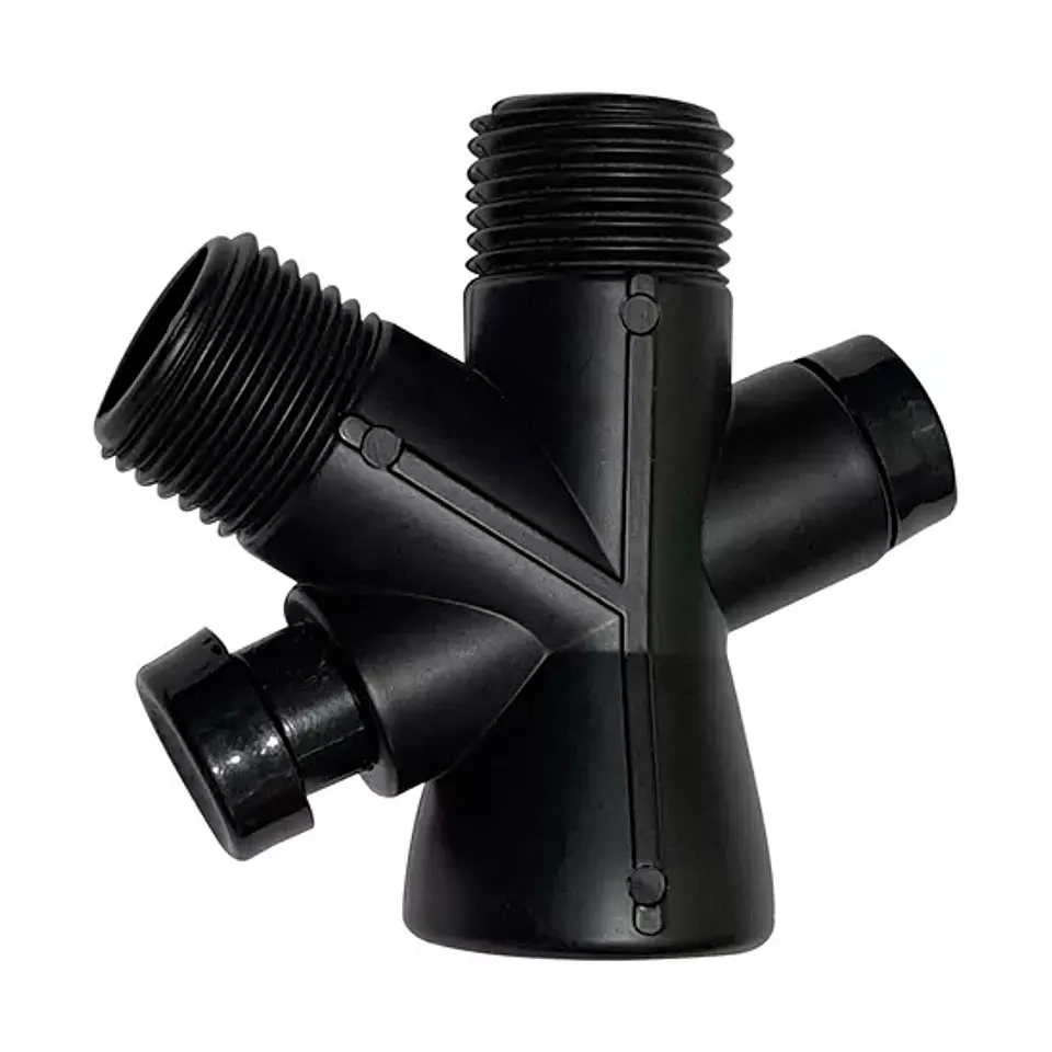 Ducha Teléfono Negra Boccherini con desviador 2