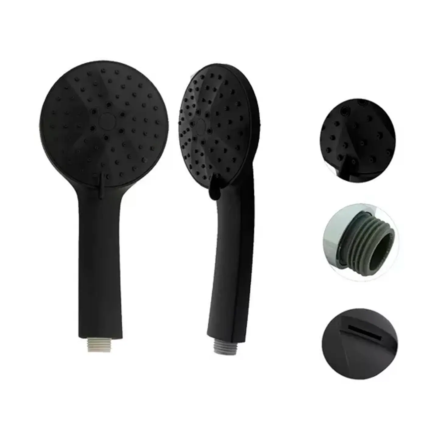 Ducha Teléfono Negra Boccherini con desviador 5