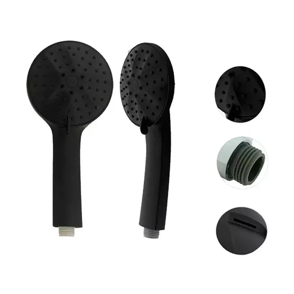 Ducha Teléfono Negra Boccherini con desviador 5
