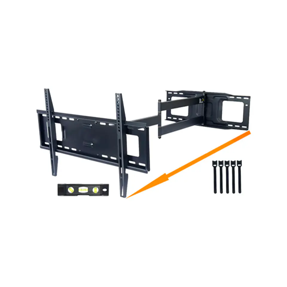 Base Tv Movil Bst-60f  Brazo Largo De 70cm  Movil 3
