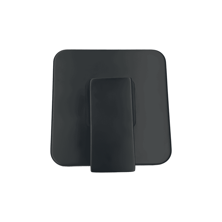 Monomando Mezclador De Ducha Cuadrado Negro 1