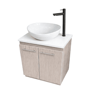 Mueble de Baño Flotante con Grifería
