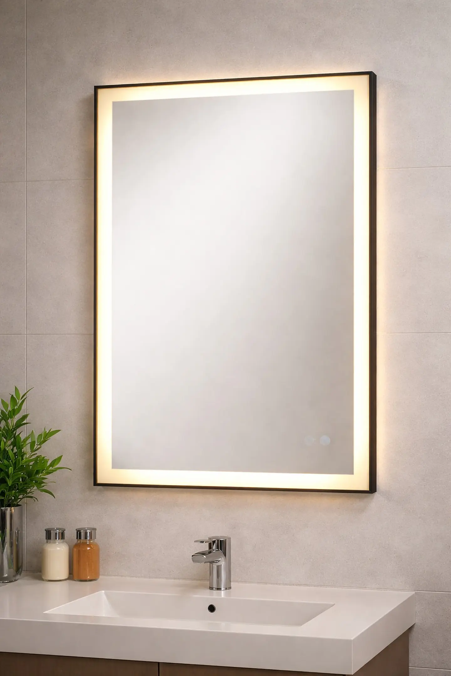 Espejo LED Rectangular Antiempañante 4