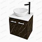 MUEBLE FLOTANTE MAMBA CON PLACA BLANCA - Miniatura 1