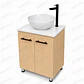 Mueble Piso Cartagena RH Con Placa Blanca  - Miniatura 1