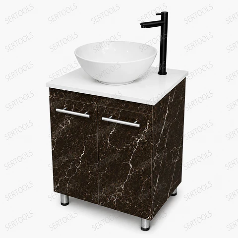 Mueble De Piso Mamba RH Placa Blanca 