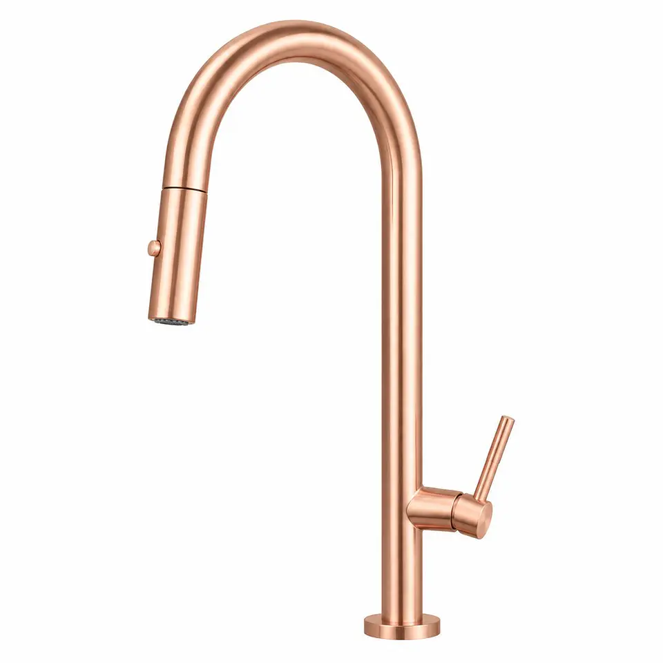 Monocontrol lavaplatos extraible oro rosa 1