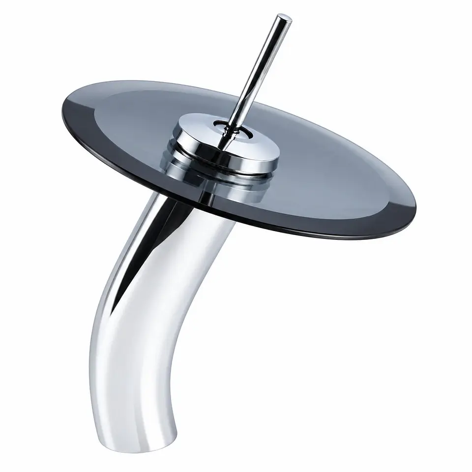 Monocontrol lavamanos alto cascada negro (ref. FT8026B) 1