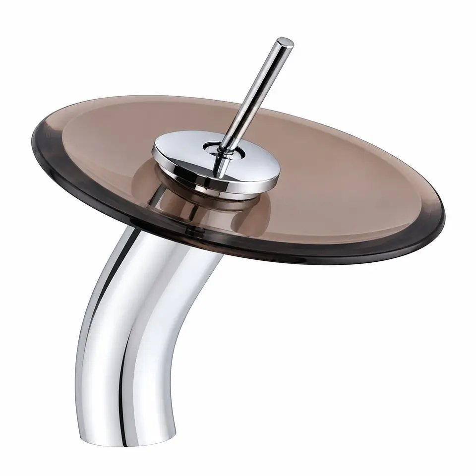 Monocontrol lavamanos alto cascada café 1