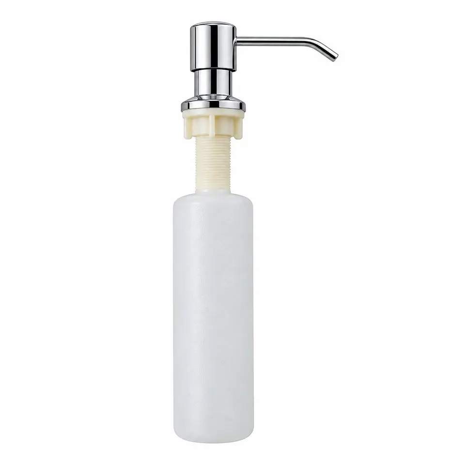 Dispensador lavaplatos cromado 1