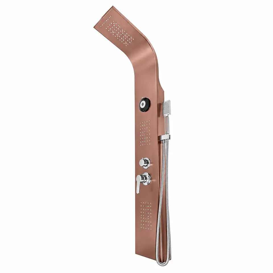 Torre ducha con Bluetooth oro rosa baru 1