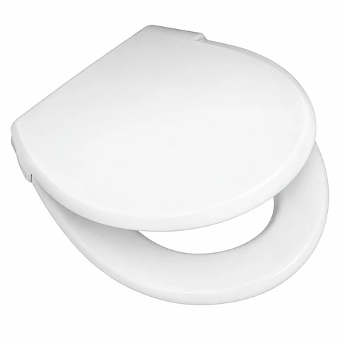 Tapa asiento cierre lento redondo blanco