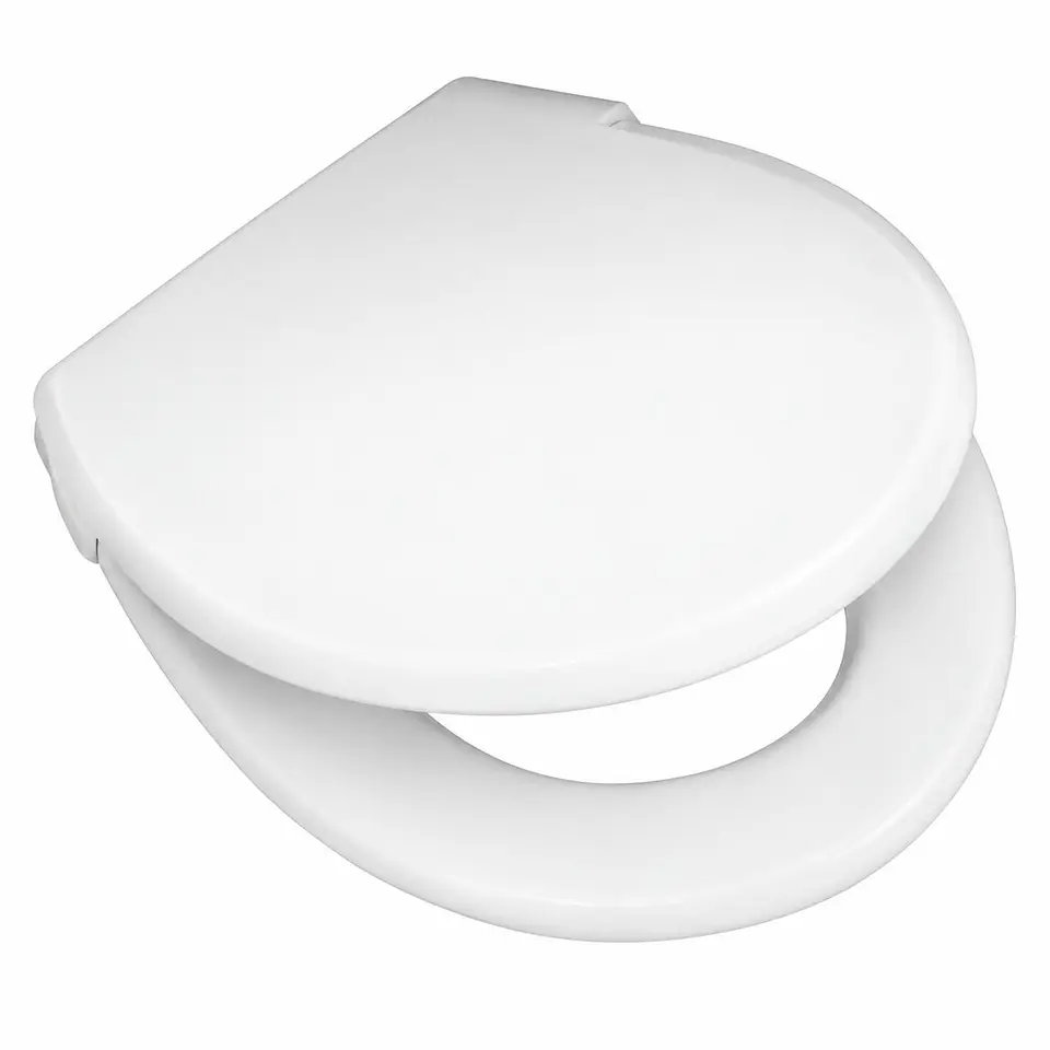 Tapa asiento cierre lento redondo blanco 1