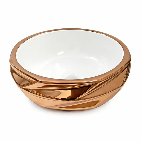Lavamanos cosmos oro rosa 40 × 40 × 15