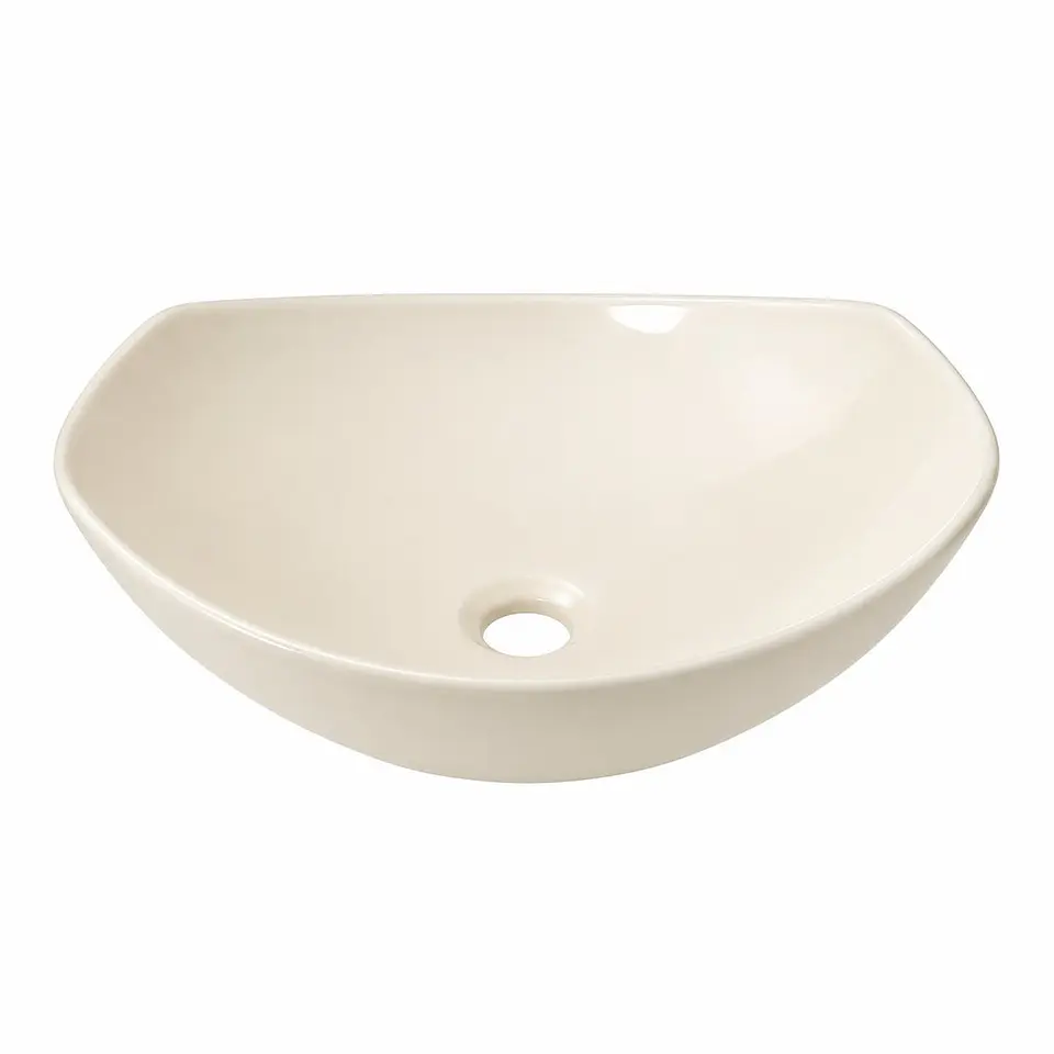 Lavamanos sobreponer arcad beige 41 × 38 × 15.5 cm 1